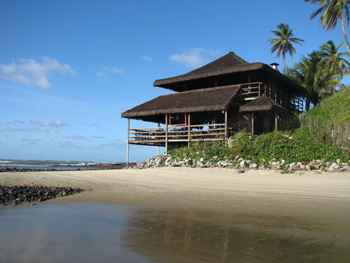 This photo of a waterfront property on Brazil's Rio Grande de Norte was taken by Brazilian photographer "Jose Carli".